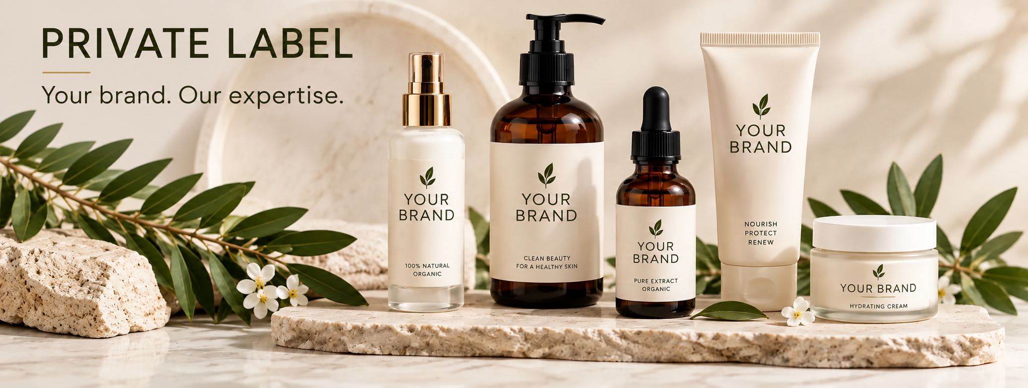 Private label cosmetics manufacturing